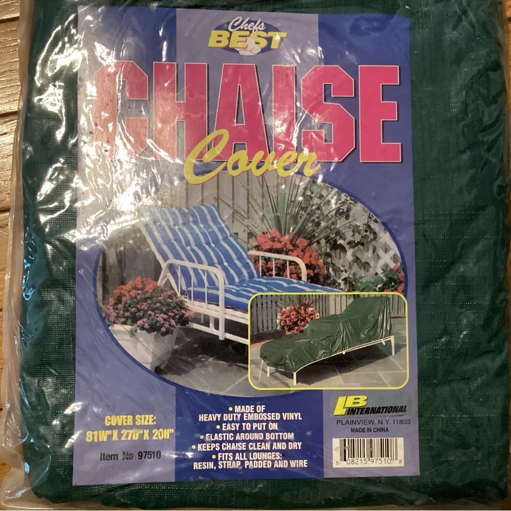 Chaise Lounge Vinyl Covers (selling 2)